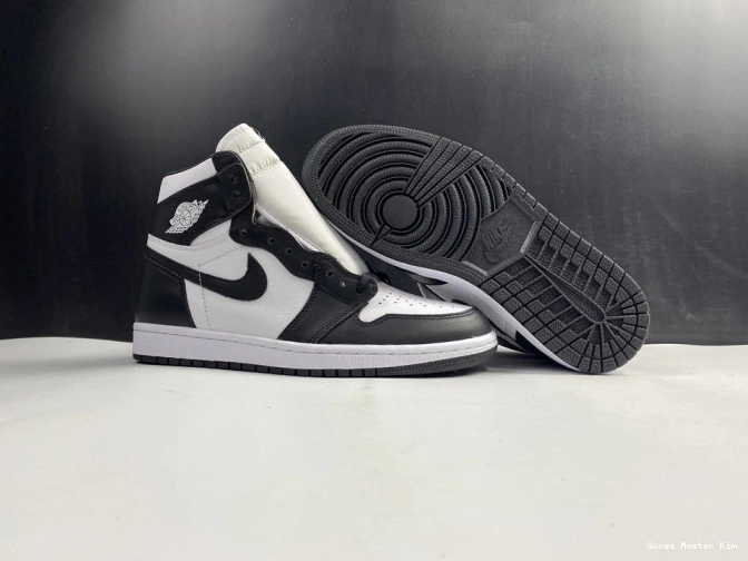 555088-010 White Black Retro 1 Jordan Air (2014) 0807